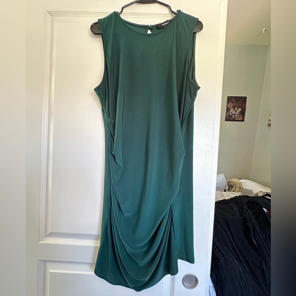 Dark green dress